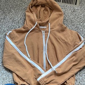 Kittenish cropped hoodie